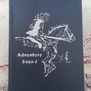 Vintage Reader Book 1961 Adventure Bound Horse Coffee Table School Home Blue